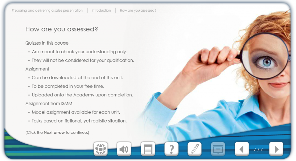 The ISMM Assessment Process