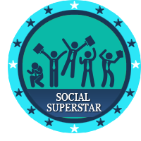Social Superstar badge