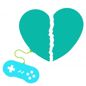 Broken heart gamer