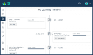 learning timeline screenshot