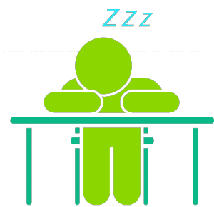Man Sleeping at desk2