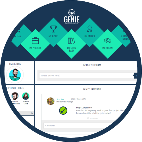 genie dashboard circle