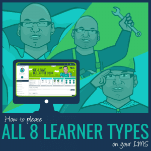 please eight learner types on learning platform