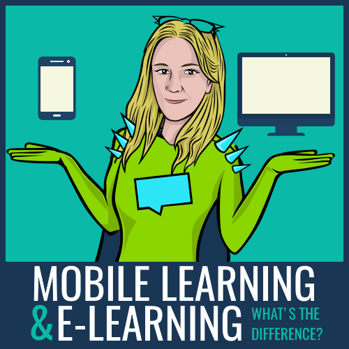difference between mobile learning and elearning