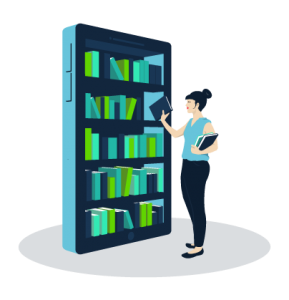 A content management system is essentially a library that stores all your material.