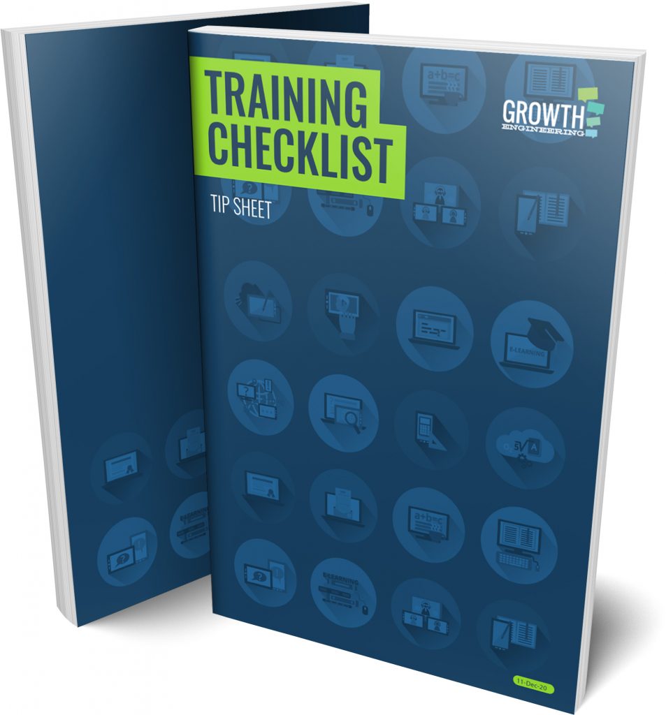Training Checklist Tip Sheet
