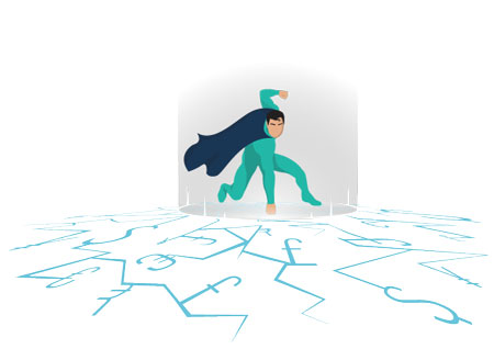 Superhero Business Impact Illustration