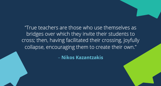 Learning Quote: Nikos Kazantzakis