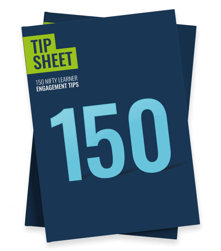 150 Learner Engagement Tips Book Mockup