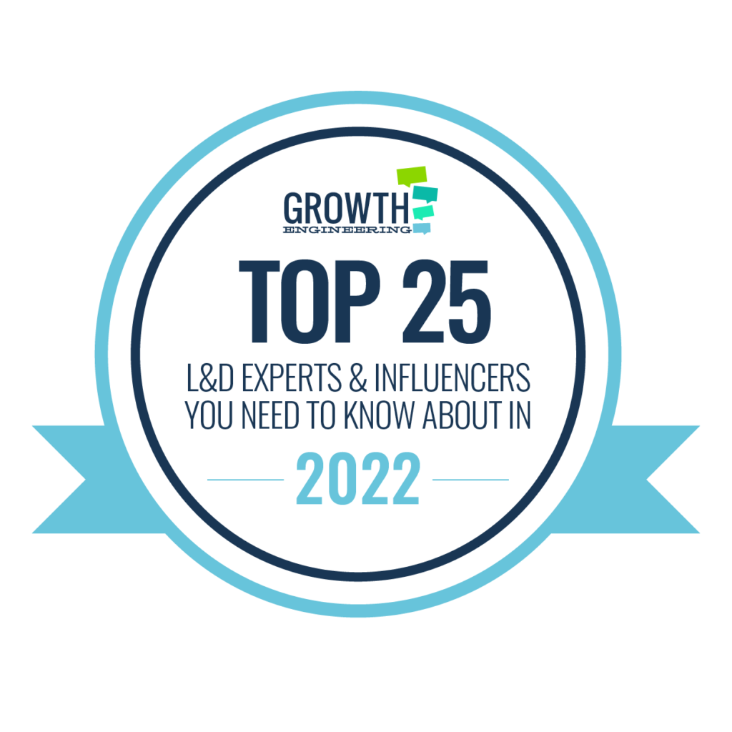 Badge for top 22 l&d experts of 2022