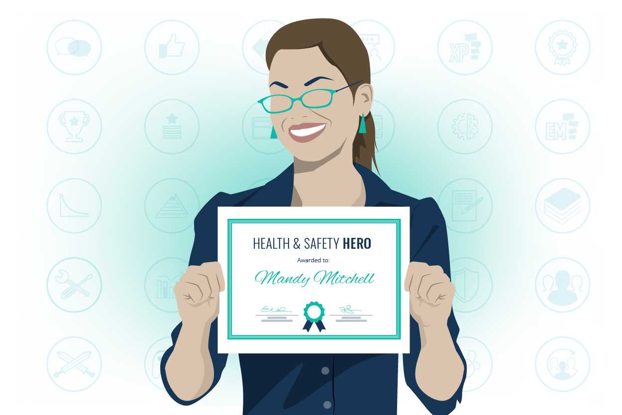 compliance training certificate woman