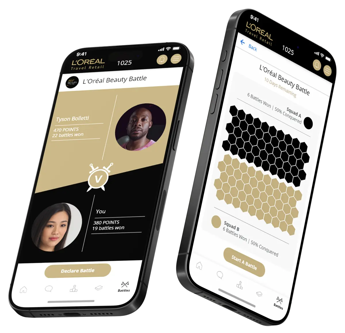 L'Oréal Travel Retail My Beauty Club - Floating Phone Mock-up