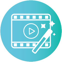 Video magic icon