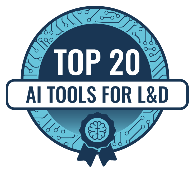 Top 20 AI Tools for L&D Badge