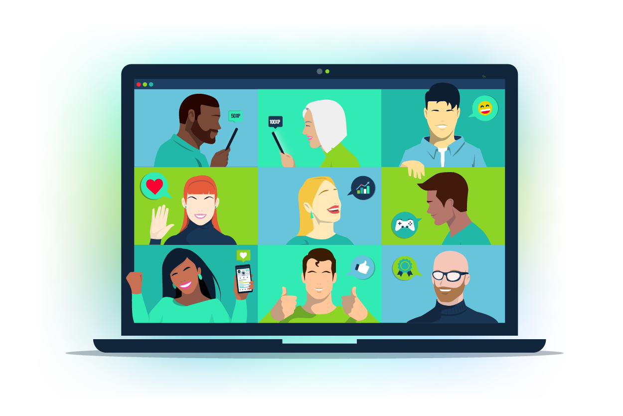 employee engagement Organizational Culture Illustration