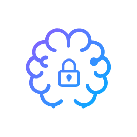 Memory retention icon — secure learning memory