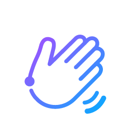 Welcome icon — LMS onboarding feature