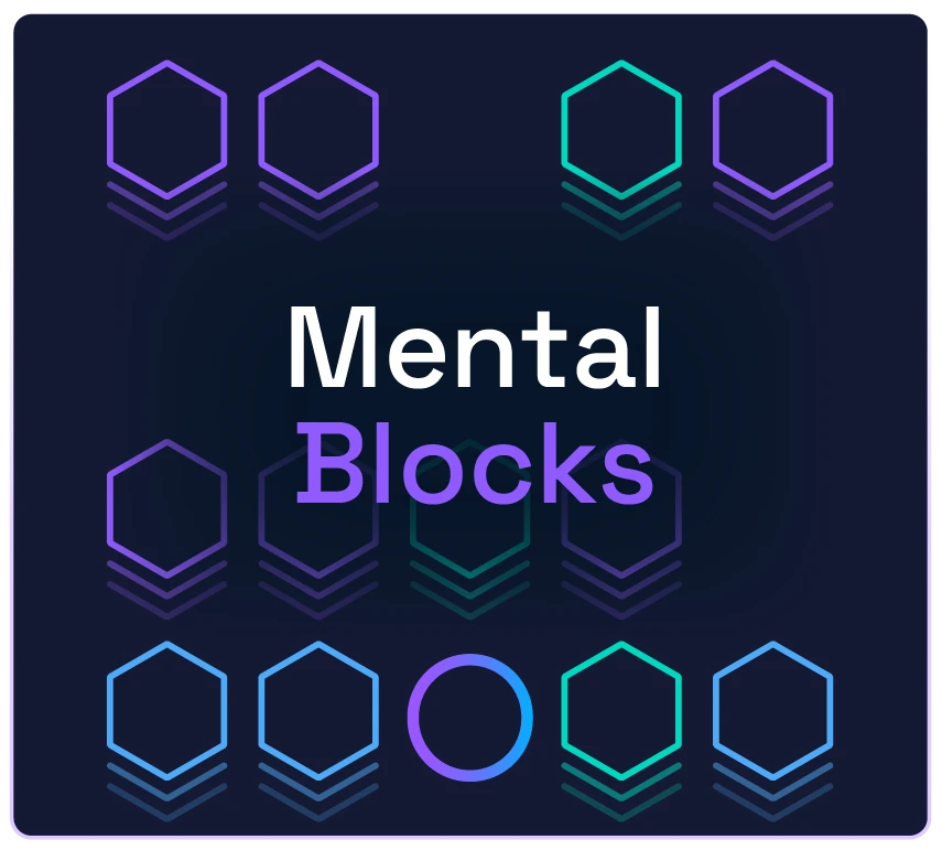 Mental Blocks game template — hexagonal block matching game