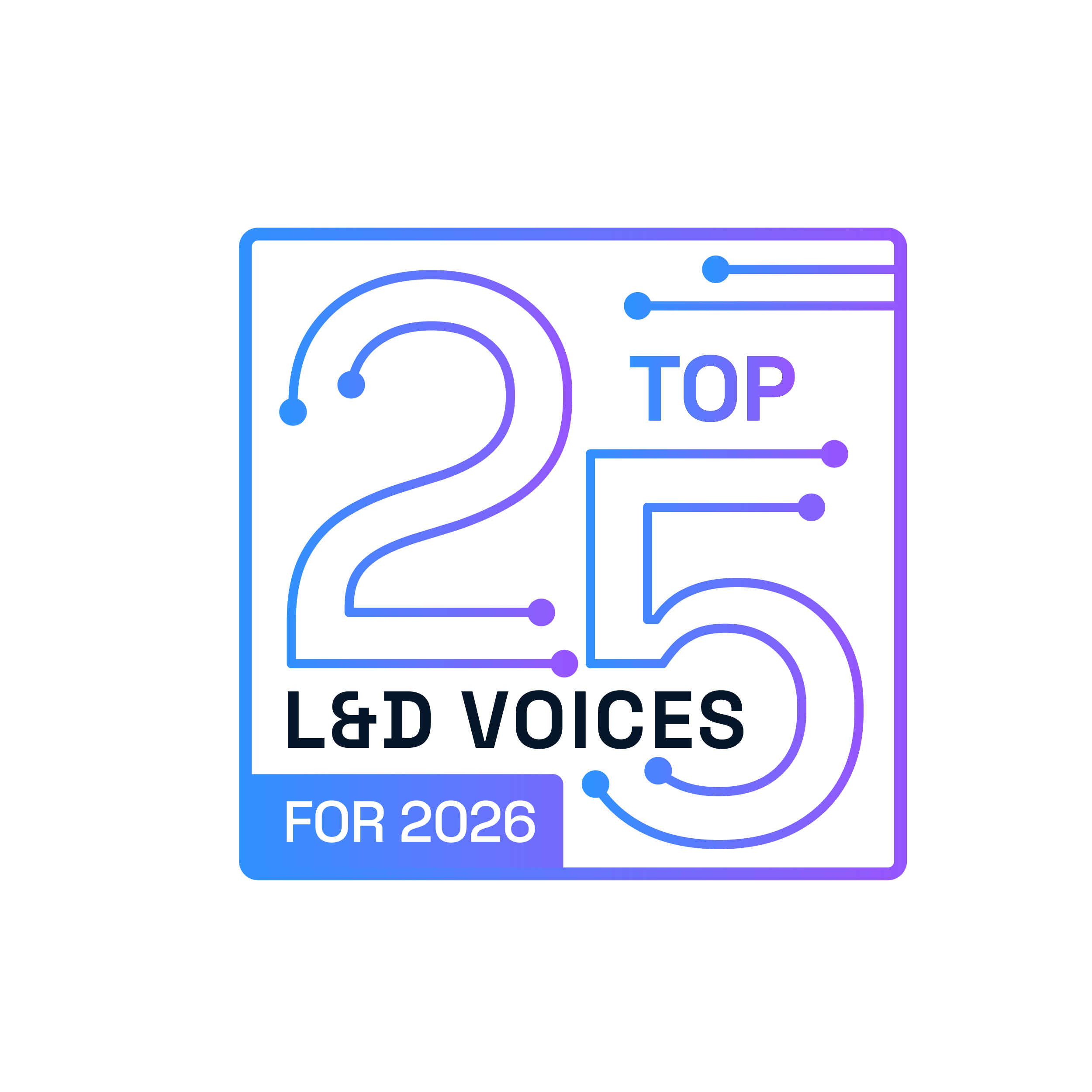 Top 25 L&D Voices Badge